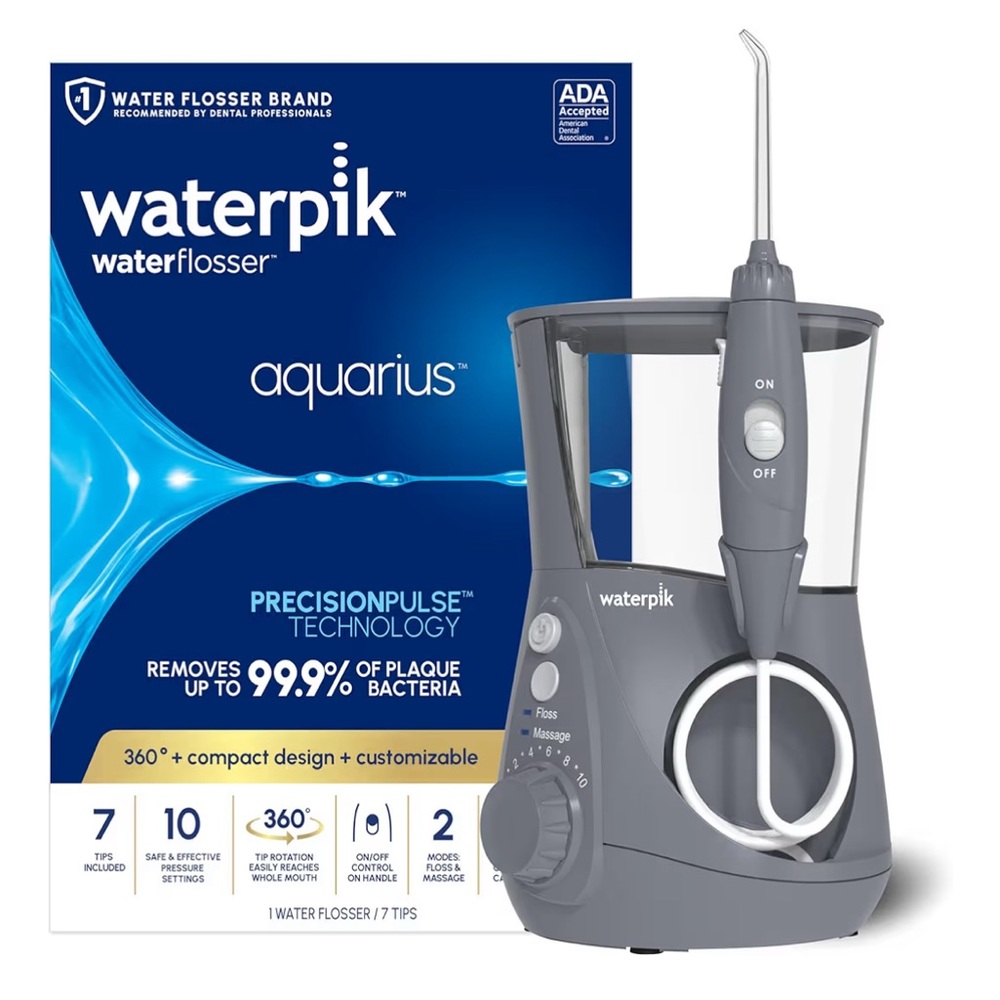 Waterpik Aquarius Water Flosser in Gray